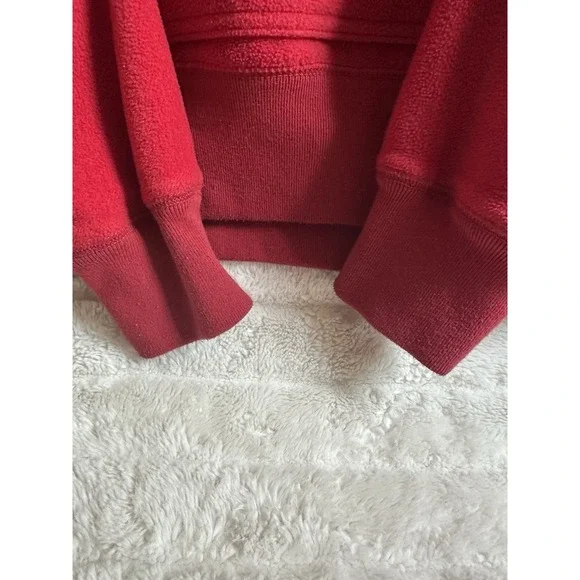 Gap Hoodie Men's XL Red Fleece Super Soft - Picture 4 of 6